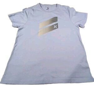 Hurley T Shirt Mens Size L Blue Short Sleeve Crew Neck Streetwear Adults Casual